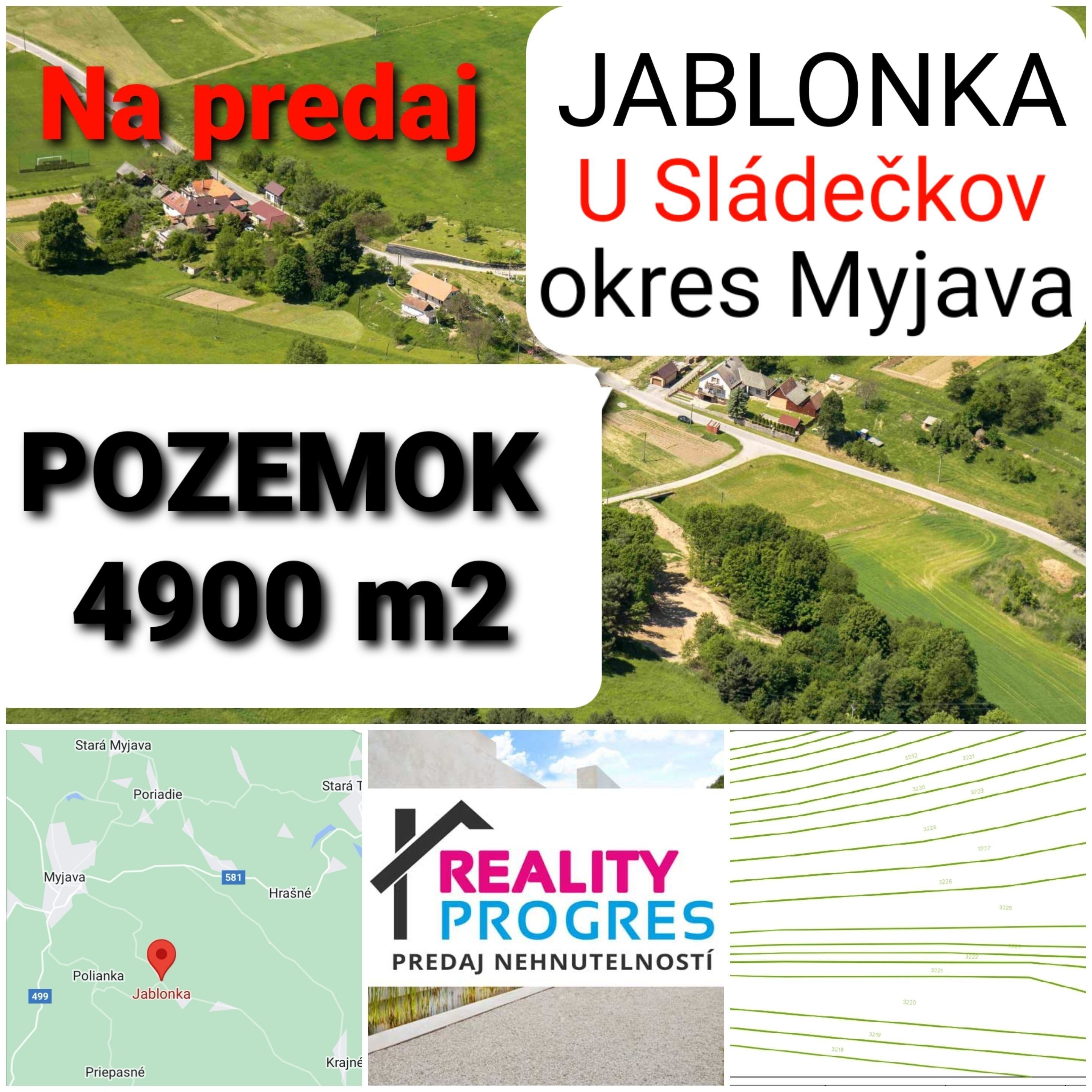 znizena_cena_reality_progres_ponuka_rekreacny_pozemok_4900_m2_jablonka_cast_u_sladeckov___myjava_foto_1