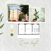 2-izbový byt  s balkónom/ 56m²// čiastočná rekonštrukcia / Handlová