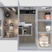 4 izbový byt 64 m² , Kompletná rekonštrukcia
