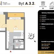 2 izbový byt 57 m² , Čiastočná rekonštrukcia