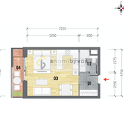 1 izbový byt 42 m² , Kompletná rekonštrukcia