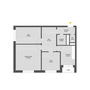 2 izbový byt 83,25 m² , Kompletná rekonštrukcia