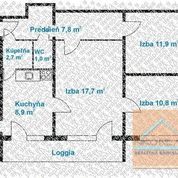 4 izbový byt 151,61 m² , Novostavba