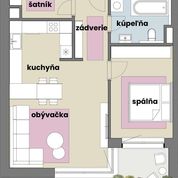 3 izbový byt 72,77 m² , Novostavba
