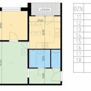 3 izbový byt 63,84 m² , Kompletná rekonštrukcia