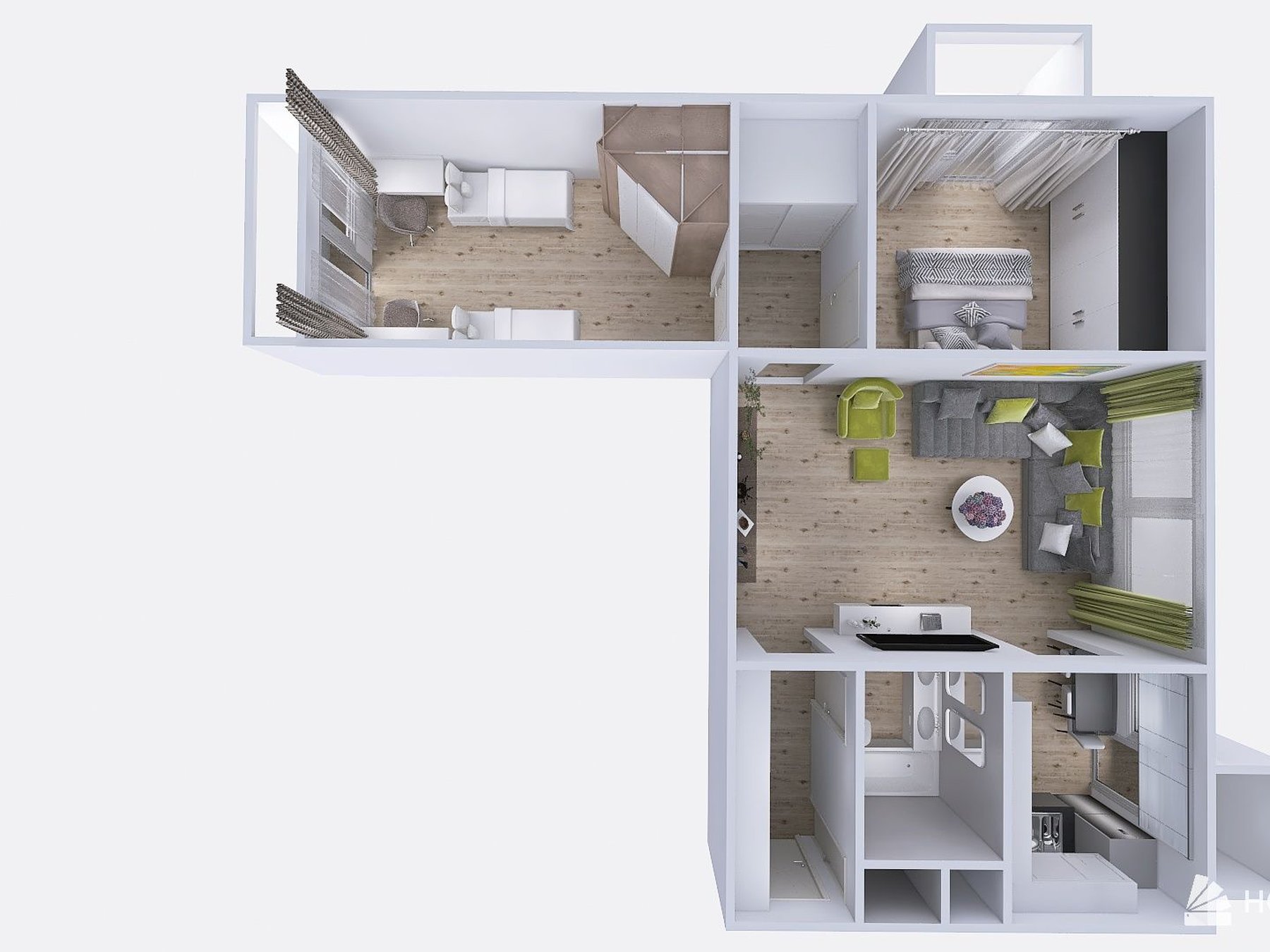 3 izbový byt 68 m² , Kompletná rekonštrukcia