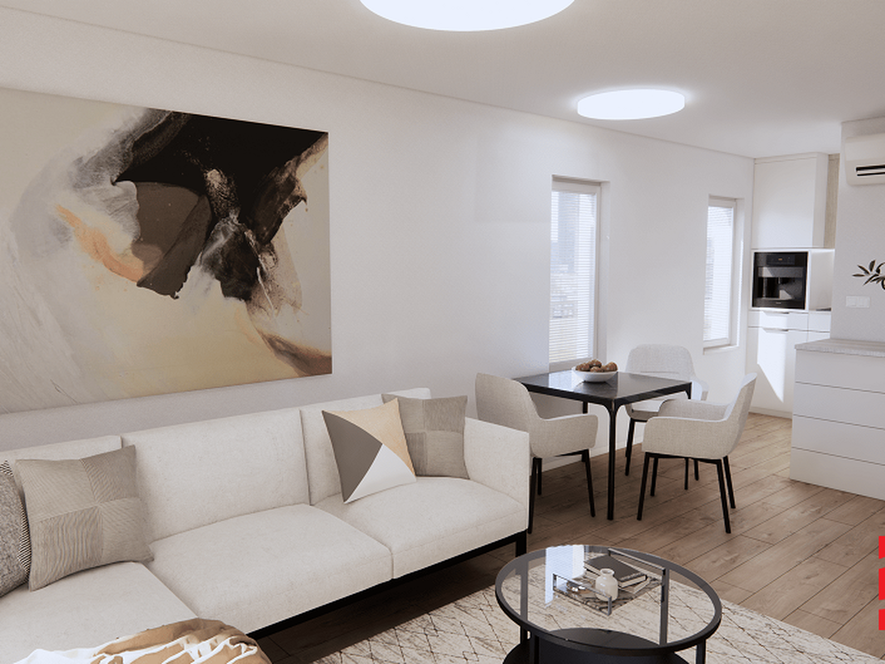 2 izbový byt 47,05 m² , Novostavba