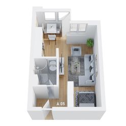 #napredaj 1 izbový byt | A 05 -  42 m2 – s výhľadom na Vysoké Tatry -  LUNA RESIDENCE
