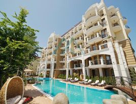 Nádherný 2-izbový apartmán v top elitnom 4* komplexe Harmony Suites 8-9 (Dream Island), 800m od pláže, Slnečné pobrežie, Bulharsko