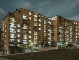 1 izbový byt s južnou 20m² terasou v novostavbe Hríby, (A15)