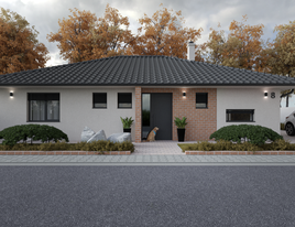 Moderné novostavby dvoch samostatne stojacich rodinných domov v štádiu HOLODOM vrátane vizualizácie v obci Voderady
