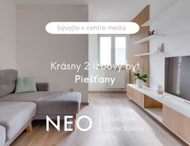 NEO - Krásne zariadený 2 izbový byt priamo v centre
