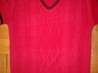 Pánsky ružovočervený sveter