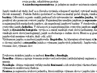 Maturitné témy - Slovenský jazyk a literatúra