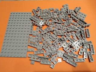 (B5) Lego® Diely, pláty (ako nové)