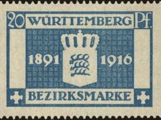 Wurttemberg 1916 MI-DE-W 127