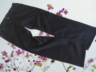 Čierne elastické nohavice Moon Girl, veľ. XL