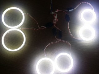 Krúžky LED do svetlometov / svetiel