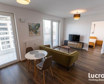 Ponúkame EXKLUZÍVNE na prenájom 2 izbový byt, 40,95 m2 + 12,60 m2 loggia v novostavbe Urban Residence.