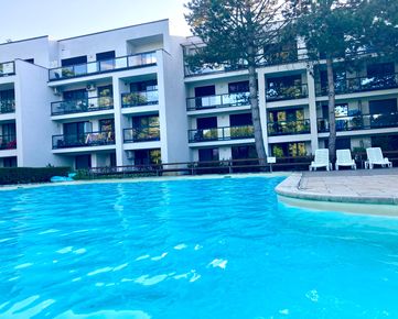 Nový krásny apartmán s 2 bazénmi v Apartmánovom dome LINEA - Piešťany