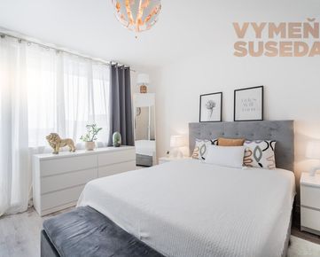 VYMEŇ SUSEDA! – Mimoriadne vkusný, zrekonštruovaný  3 izb. byt 79m2 Bratislava V. Petržalka, Gessayova ulica