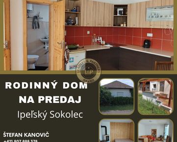 Rodinný dom - Ipeľský Sokolec, kompletne zrekonštruovaný