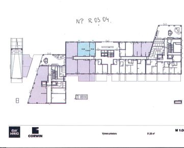 Obchodno - prevádzkové priestory na prízemí v novostavbe BA III, Nové Mesto, Račianska ulica - projekt Guthaus