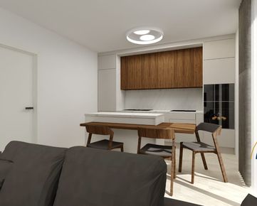 REZERVOVANÉ - 2 izbový byt v novostavbe kompletne novo zariadený