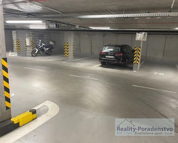 PRENÁJOM: garážové státie v novostavbe NUPPU Orkidea, Hraničná ul., BA II - Ružinov