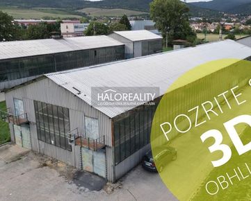  HALO reality - Prenájom, výrobný priestor Čachtice, 540m2 + 465 m2 zadarmo - IBA U NÁS