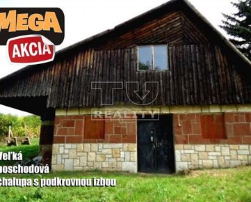 MEGA AKCIA! . Rekreačná chalupa s obrovským pozemkom v známej viničnej lokalite v Leviciach. 1793 m2