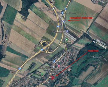 Stavebný pozemok 3481m2 vo vyhľadávanej prihraničnej lokalite obce Tornyosnémeti 20km od Košíc
