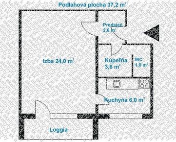 Ponúkame na predaj 1-izb. byt s loggiou na ulici P. Horova, Devínska Nová Ves