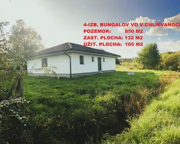 NOVOSTAVBA RD s pozemkom 850m2 vo V.Chlievanoch pri Bánovciach n/B.