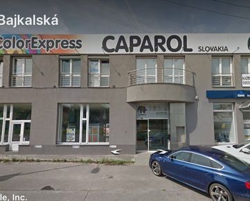 TopRealSK – Exkluzívne ponúkame na prenájom moderné obchodné priestory vo výbornej lokalite, na Bajkalskej ul. 4 v Bratislave