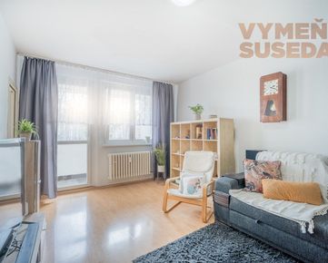 VYMEŇ SUSEDA! – 3 izb. výborne dispozične riešený byt 69m2 Bratislava II. Vrakuňa, Toryská ul.