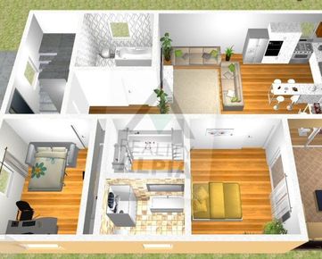 3 - izbový byt s terasou, vlastnou záhradou a 2 vlastnými  parkovacími miestami, Žilina - Hájik