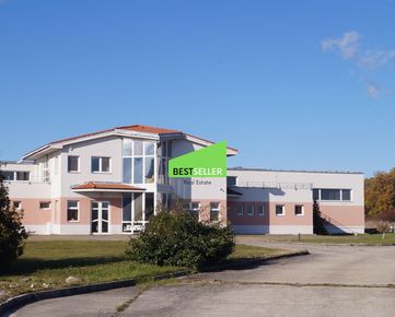 Attractive office building with a hall, 2482 sq. m usable area, land 20 501 sq. m, Budmerice