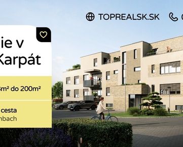 TopRealSK – Predaj atraktívnych 3 izb.bytov v srdci Malých Karpát -Zelené Nivy – Pezinok /Limbašská cesta/