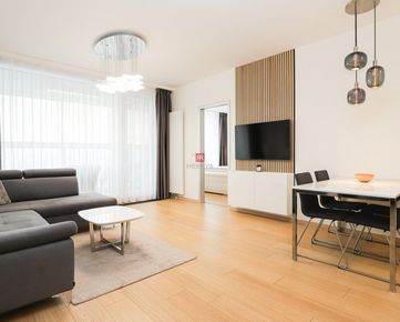 HERRYS - Na prenájom moderný 3 izbový byt na 25 p. s výhľadom na Bratislavský hrad v Panorama City
