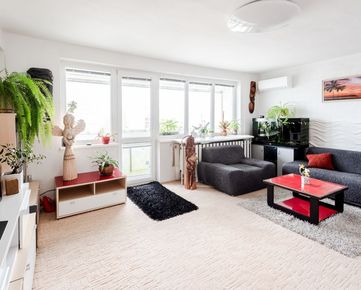 Predaj veľkorysý 3-izbový byt s možnosťou zmeny na 4-izbový byt s dvomi loggiami v tichom prostredí v BAIII – Rača