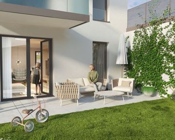 2 izbový byt s vlastnou 48 m² záhradou v novostavbe Panorama Žilina, byt č. 108