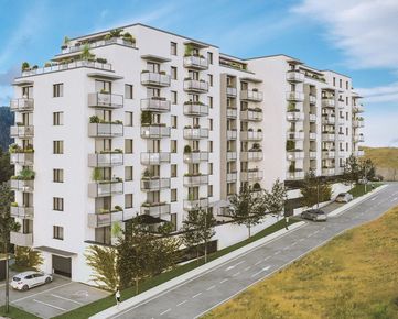 1 izbový byt s balkónom v novostavbe Hríby, (A11)