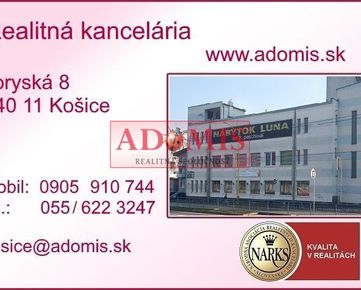 ADOMIS - predaj pozemku na priemyselné/komerčné účely oproti OC Optima, Košice - JUH
