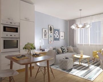 1-izbový byt D607 v novostavbe na Vlčincoch
