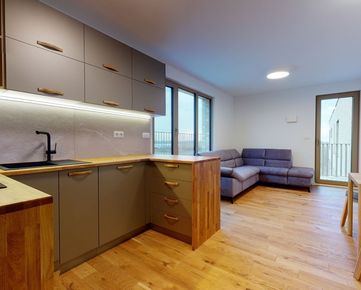 LUXUSNÝ 2 izbový byt s dvomi balkónmi ( 5A ) Petržalka / oproti PRO CARE
