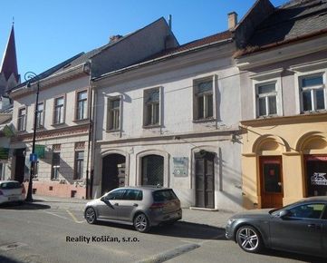 Polyfunkčný objekt – nehnuteľná kultúrna pamiatka, Mäsiarska ulica, Košice – Staré Mesto.