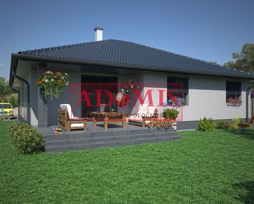 ADOMIS - ponúkame Vám na predaj dve novostavby rodinného domu typu bungalov, Kokšov Bakša