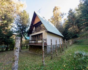 PREDAJ - celomurovaná chata v obci Chvojnica okres Prievidza