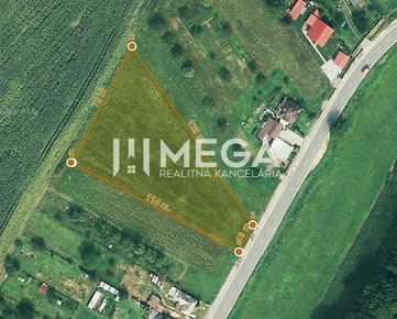 Na predaj pozemok vhodný na výstavbu RD, Prešov-okolie, Chmeľov